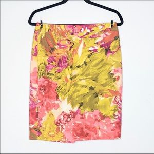 JCrew floral pencil skirt
